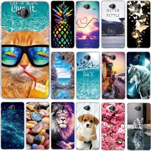 For Nokia Microsoft Lumia 650 Case Cartoon 3D Relief Printing Pattern Back Cover TPU Soft Silicone Case On Lumia 650 Bumper Case