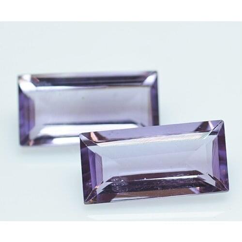 7.35ct Set Amethysts Baguette Shape