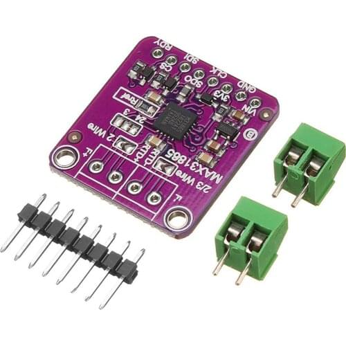 MAX31865 PT100 to PT1000 RTD-to-Digital Converter Board Temperature Thermocouple Sensor Amplifier Module 3.3V/5V For Arduino