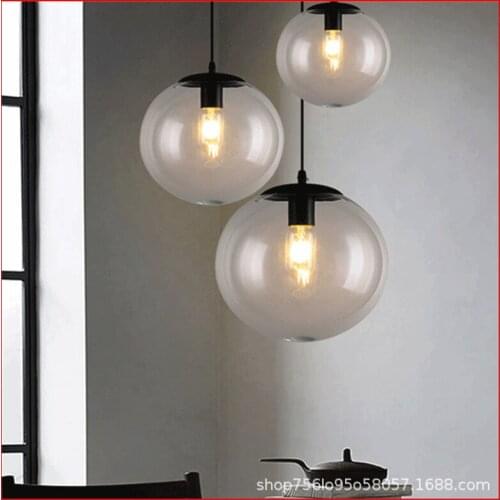Nordic deco maison lustre pendente iron Home Decoration E27 Light Fixture restaurant LED pendant lights hanging lamp