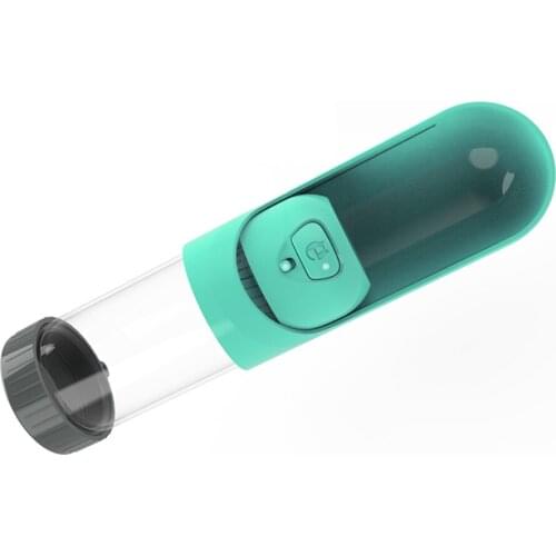 300ml Outdoor Wate Dog Bottle for Pet Dog Cat Feeders Plastic newDog bowl Drinking Bowls with Filter Pets Dispenser DogSupplies