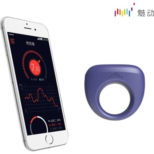 Magic Motion APP Smart Wearable Sex Ring Toy Vibrator Dante Cock Penis Delay Sleeve Wireless Bullets Massage Clitoris Stimulator