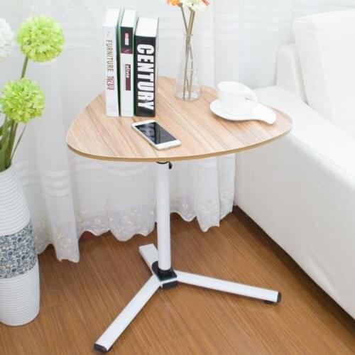 Corner table corner table triangle type laptop table simple space saving mobile lift lazy desk