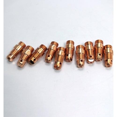 10 Pack TIG Welding Stubby Collet Body 2.4mm WP-9 18 26 Torch Cup Supplies