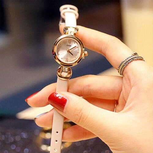 Wuxun Ladies Watch With Leather Strap