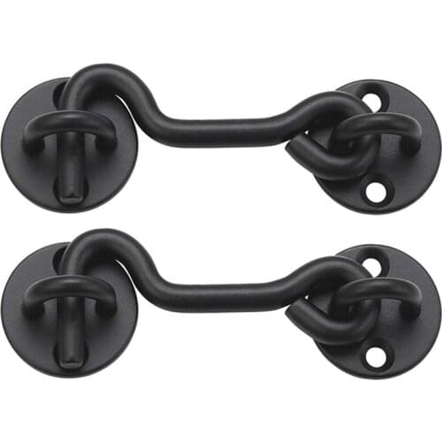 2 Pieces 4 Inch Barn Door Lock Barn Door Lock Heavy Solid Door Lock, Provide Higher Security and Privacy, Suitable for Barn Door