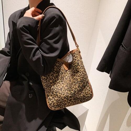 Leopard Print Womens Luxury Bag Woman Bags Luxury Designers Large Brands Bags 2021 Womens Brand Brown Shoulder Bag Handbags