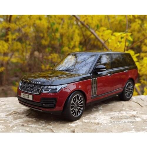 1/18 LCD 2020 For Land Rover Range Rover SUV Black/White Diecast CAR MODEL TOYS Gift Collection Ornament Display