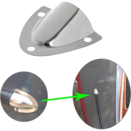 1 Pc Marine Grade Stainless Steel Boat Large Clamshell Vent / Wire Cable Cover Clam Shell Vent for Boat Yacht Accessories