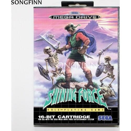 16 bit MD Memory Card With Box for Sega Mega Drive for Genesis Megadrive - Shining Force EU