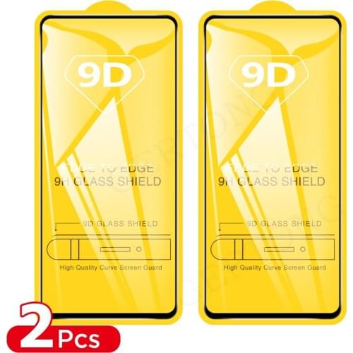 2Pcs Tempered Glass For SamSung Galaxy A72 52 A12 A32 4G/5G S21 S21 Plus S20 FE A72 A52 9D Screen Protector Full Protective Film