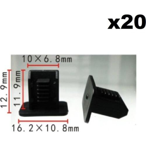 20 Pieces Clip Garnissage pour FORVW Seat Skoda OEM: 357867646; 6K0867838