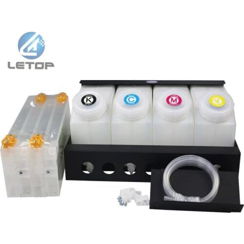 4+4 Ciss Bulk ink tank System and 220ml Empty Refill Ink Cartridge for Chinese ECO Solvent Printer