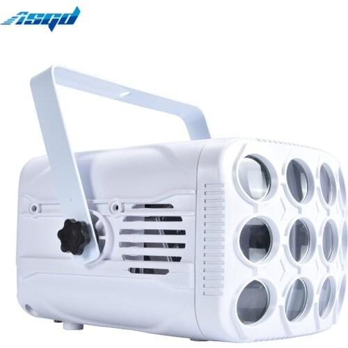 ASGD Disco DMX DJ Stage Holiday Bar KTV Christmas Show 8 Color 60W LED Party Butterfly Light Laser Disco Music Control Strobe