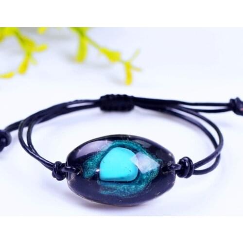 Orgonite Bracelet Organo Handmade Energy Crystal Turquoises Gemstone Bracelet Female Rune Wishing Fashion Gift Jewelry