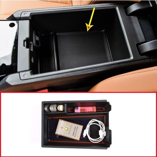For BMW 3 Series G20 G28 325 2019 2020 Year Car Center Console Armrest Storage Box With Colourful M LOGO