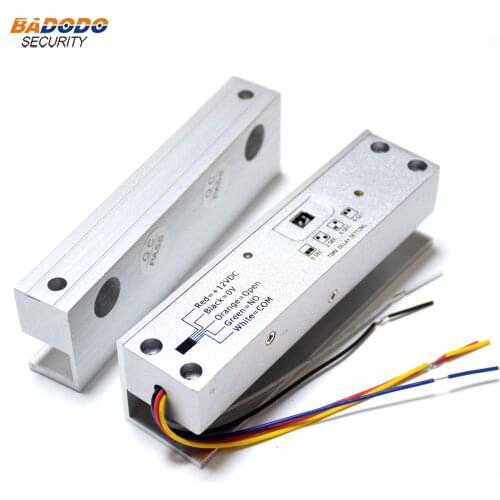 DC 12V Electric Bolt Lock with time Delay for Frameless glass door access control system