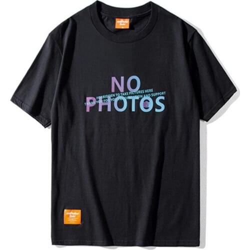 Harajuku T-Shirt Men Hip Hop Streetwear Tshirt Cotton Short Sleeve Tops Tees Summer T Shirt Men No Photos Printing HH175