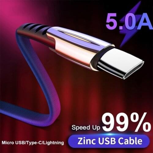 5A Micro USB Cable Fast Charge USB Data Cable Sync Cord for Samsung S7 Huawei Xiaomi Redmi Note 4 5 Android Microusb phone Cable