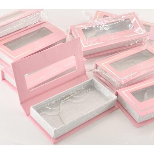 Wholesale Eyelash Packaging Box Custom Logo Lash Boxes Makeup Faux Cils 25mm Mink Lashes Storage Cases Vendors For Business