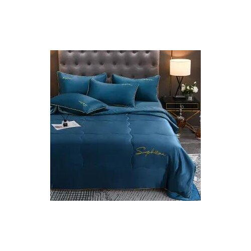 2022 Summer Blanket Ice Silk Quilt Washable Cool Feeling Naked Sleeping Air Condition Thin Duvet Children Twin Queen Bedding