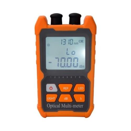 Multifunction Mini 4 in 1 Optical Power Meter Visual Fault Locator Network Cable Test optical fiber tester 5km 15km VFL