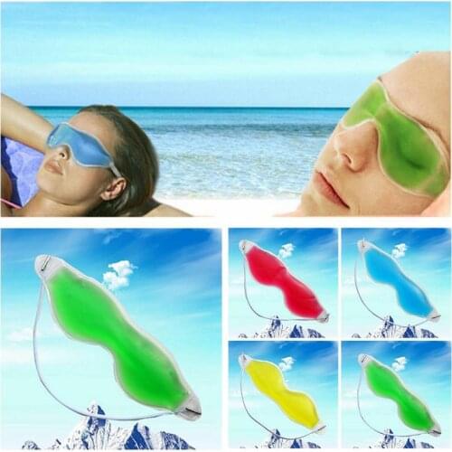 Reusable Gel Eye Mask Warm Hot Ice Cooling Relieve Eye Fatigue Eliminate Dark Circles Gel Eye Mask Ice Bag For Good Sleep TSLM2