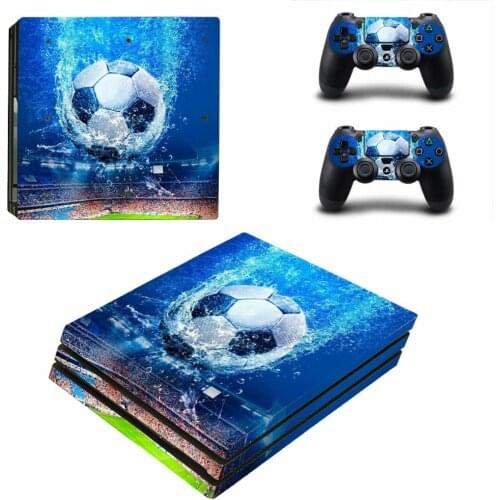 Football Soccer PS4 Pro Sticker Play station 4 Skin Sticker Decals For PlayStation 4 PS4 Pro Console & Controller Skins