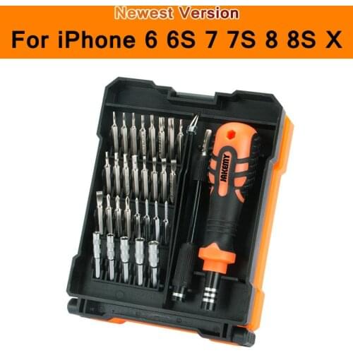 Wholesale JM-8160 Screwdriver Bit Set Phone iPhone 6 6S 7 7S 8 8S X PC Laptop Repair Fix Tool Kit 33 in 1 Bits JAKEMY JM-8160