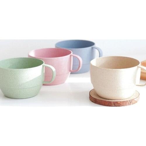 Practical Versatile Creative Drinking Cup Wheat Straw Summer Milk Coffee Cups