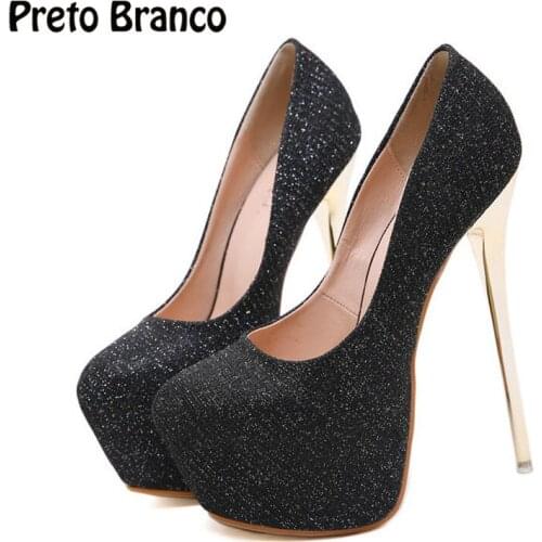 Preto branco Women's Stiletto Heels