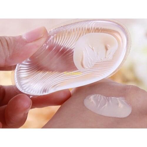 200pcs/lot Transparent SiliSponge Silicone gel makeup puff cosmetic Beauty tools Clear Powder PUFFS