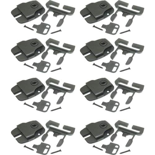 Pmsanzay 8 Set Spa Hot Tub Cover Latch Broken Latch Repair Kit Repair Clip Lock with Keys and hardwares for Spa Hot Tubs and Oth