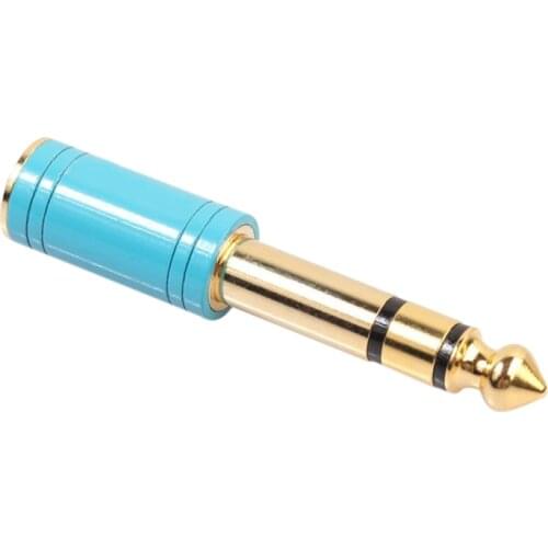 6.5mm 6.35mm 1/4inch Male to 3.5mm 1/8inch Female Jack Stereo Headphone AUX Cable Audio Adapter Plug For Guitar Plug Amplifier