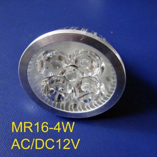 High quality led 4w LED spotlight, high power led MR16 4w spotlights, led lamp 12V 4w (free shipping 5pcs/lot)
