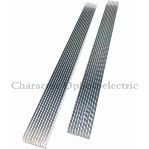 2pcs 30cm High Power LED Heatsink Grille shape 300mm*25mm*12mm Good heat dissipation aluminum