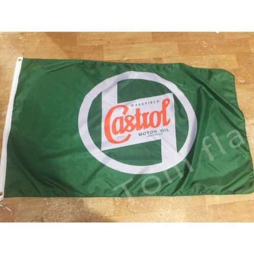 90x150CM 60x90cm Castrol Racing Flag 3x5ft Polyeste