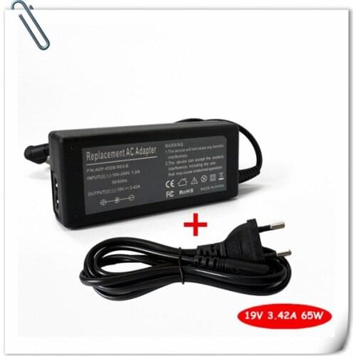Laptop AC Adapter for Acer Aspire 1830 5100-5674 5349-2418 AS5552-5898 AS5750-6667 1650 3200 3810T 65w Notebook Power Charger