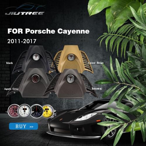 Car Stopwatch For Porsche Cayenne 2011-2017 Interior Dashboard Center Clock Compass Time Electronic Meter Clock Accessional