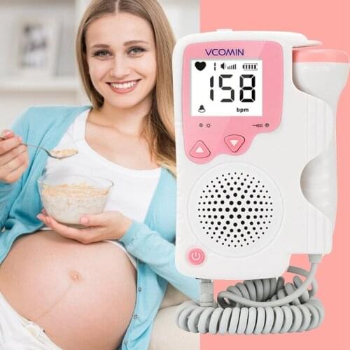 Prenatal Fetal Doppler Heartbeat Monitor Baby Heart Rate Detector Household Sonar Doppler For Pregnant Women