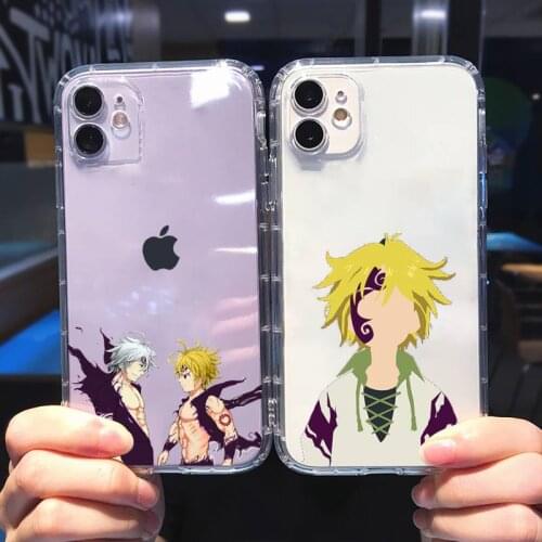 Anime seven deadly sins Phone Case Transparent soft For iphone 5 5s 5c se 6 6s 7 8 11 12 plus mini x xs xr pro max