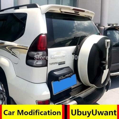 For Toyota Prado FJ120 2700 Spoiler ABS Material Car Rear Wing Spoiler For Prado FJ120 Spoiler 2004-2012
