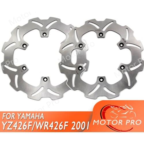 For Yamaha WR426F YZ426F 2001 Front Rear Brake Disc Disk Rotor Kit Motorcycle Accessories YZ WR 426 F YZ426 WR426 WRF YZF 01