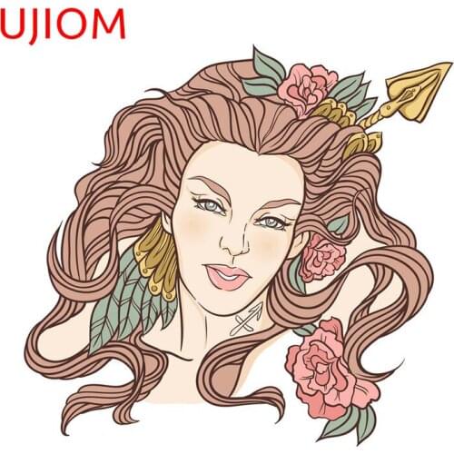 UJIOM Sagittarius Girl Home Decoration Living Room Decor Wall Stickers Home Office Room Decor Waterproof Wall Stickers