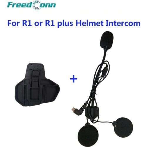 Freedconn Clip Parts for R1 /R1 Plus Motorcycle Bluetooth Waterproof Helmet Interphone Clip Buckcle Accessories