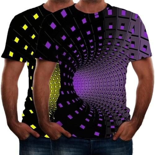 Mens t-shirt camisetas 3D Printing Round Neck Short Sleeve tee shirt homme Casual Loose Male t shirt men Top camisas masculina
