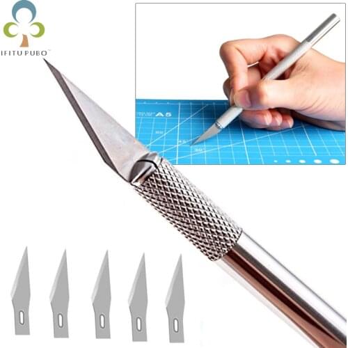 Carving Knife Precision Cutting Hobby Knife for Clay Sculpture Pottery Modeling Polymer Craft Paper Carving Ceramics Tools GYH