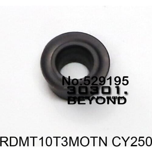 Original HITCH RDMT10T3MOTN CY250 RDMT10T3 RDMT 10T3 Carbide Inserts for Steel Cost-Effective CNC Lathe Tools Turning Cutter