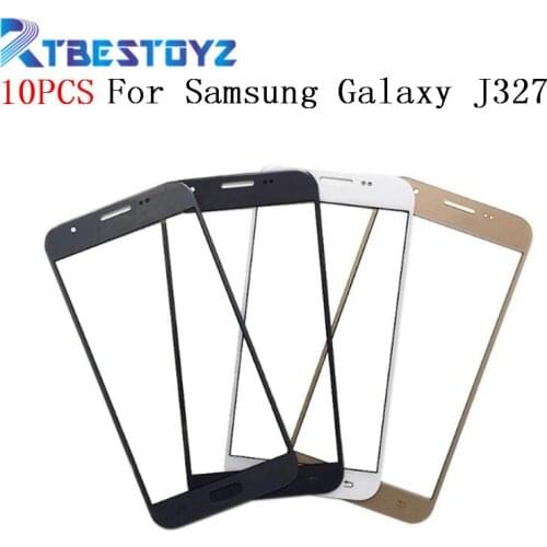 RTBESTOYZ 10PCS/Lot LCD Front Touch Screen Glass Outer Lens For Samsung Galaxy J327 J3 Emerge J327P J3 Eclipse J327V J3 Prime