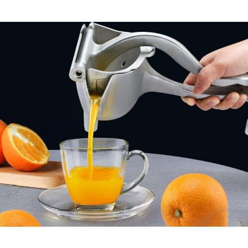 Manual Juicer Aluminum Alloy Fruit Juicer Reamer Hand Press Juicer Kitchen Tools Mini Portable Kitchen Accessories Fine Press Fi